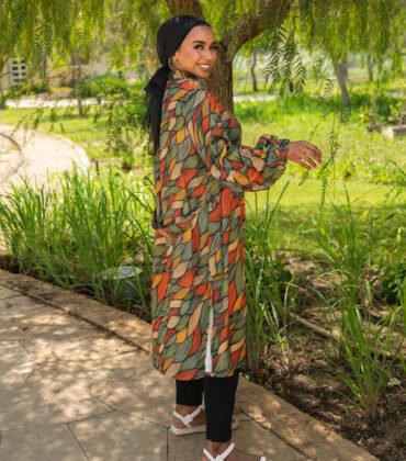 Amwaj colored cardigan