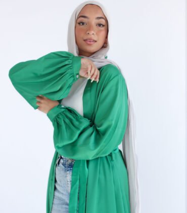 Forest green cardigan