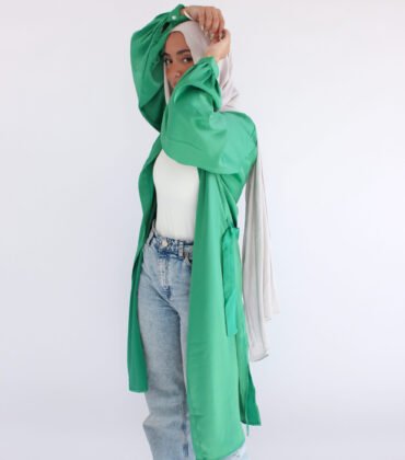 Forest green cardigan