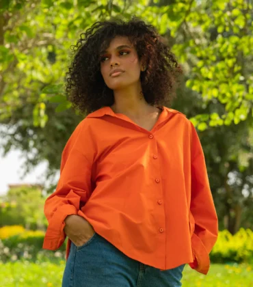 Papaya orange shirt