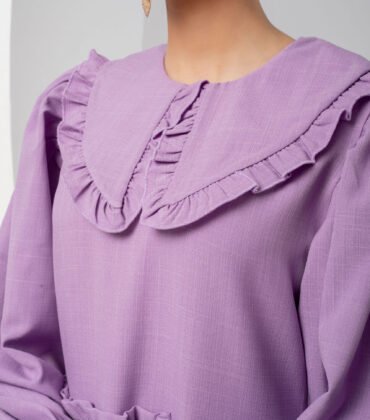 Lavender Linen Dress