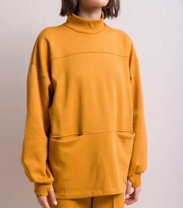 mustard relaxed top