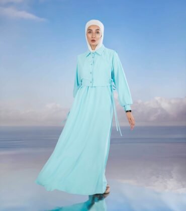 Breeze Relaxed Dress in Baby Blue