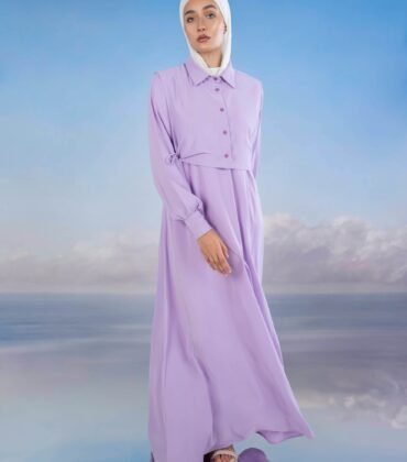 Breeze Relaxed Dress in Lilac