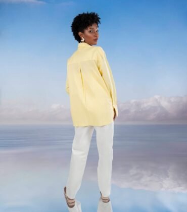 Stitched Shirt in Yellow