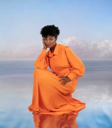 Breeze Relaxed Dress in Orange