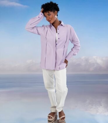 Stitched Shirt in Lavender