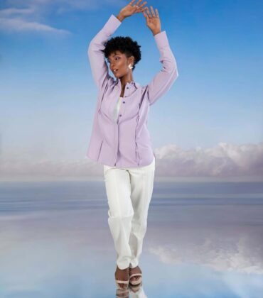 Stitched Shirt in Lavender